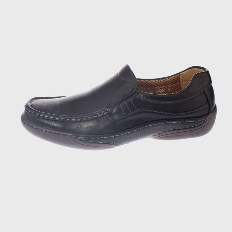 MOCASINES HOMBRE VIA FRANCA NEGRO MODELO ITALIANO ART. 8ASK38002 - 2