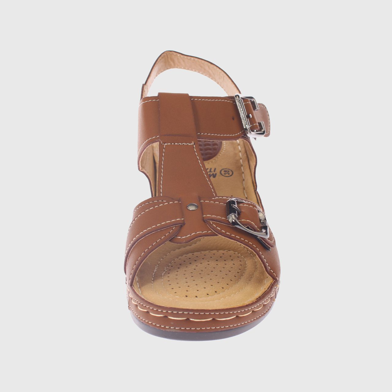 SANDALIAS MUJER VÍA FRANCA CAFÉ CONFORT MODELO ITALIANO ART. 5ASK73329BROWN - 3