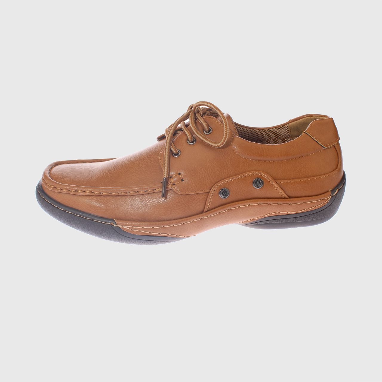 ZAPATOS HOMBRE VIA FRANCA CASUAL MODELO ITALIANO ART. 8ASK38005 CAMEL - 2