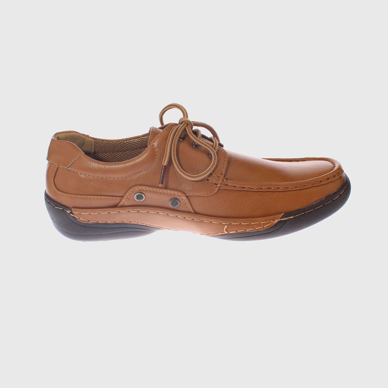 ZAPATOS HOMBRE VIA FRANCA CASUAL MODELO ITALIANO ART. 8ASK38005 CAMEL - 4