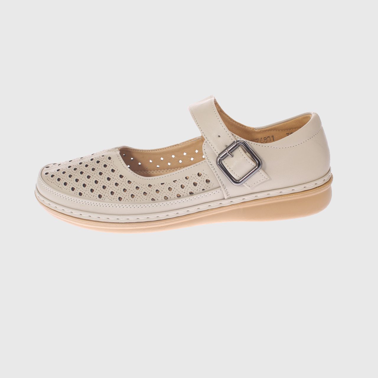 SANDALIA CONFORT NEGRO MODELO ITALIANO ART. 5ASK76801BEIGE - 2
