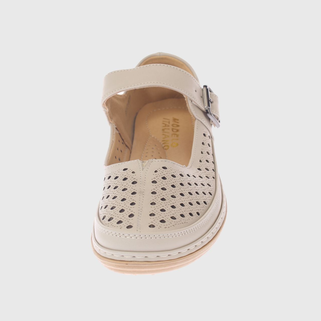 SANDALIA CONFORT NEGRO MODELO ITALIANO ART. 5ASK76801BEIGE - 3