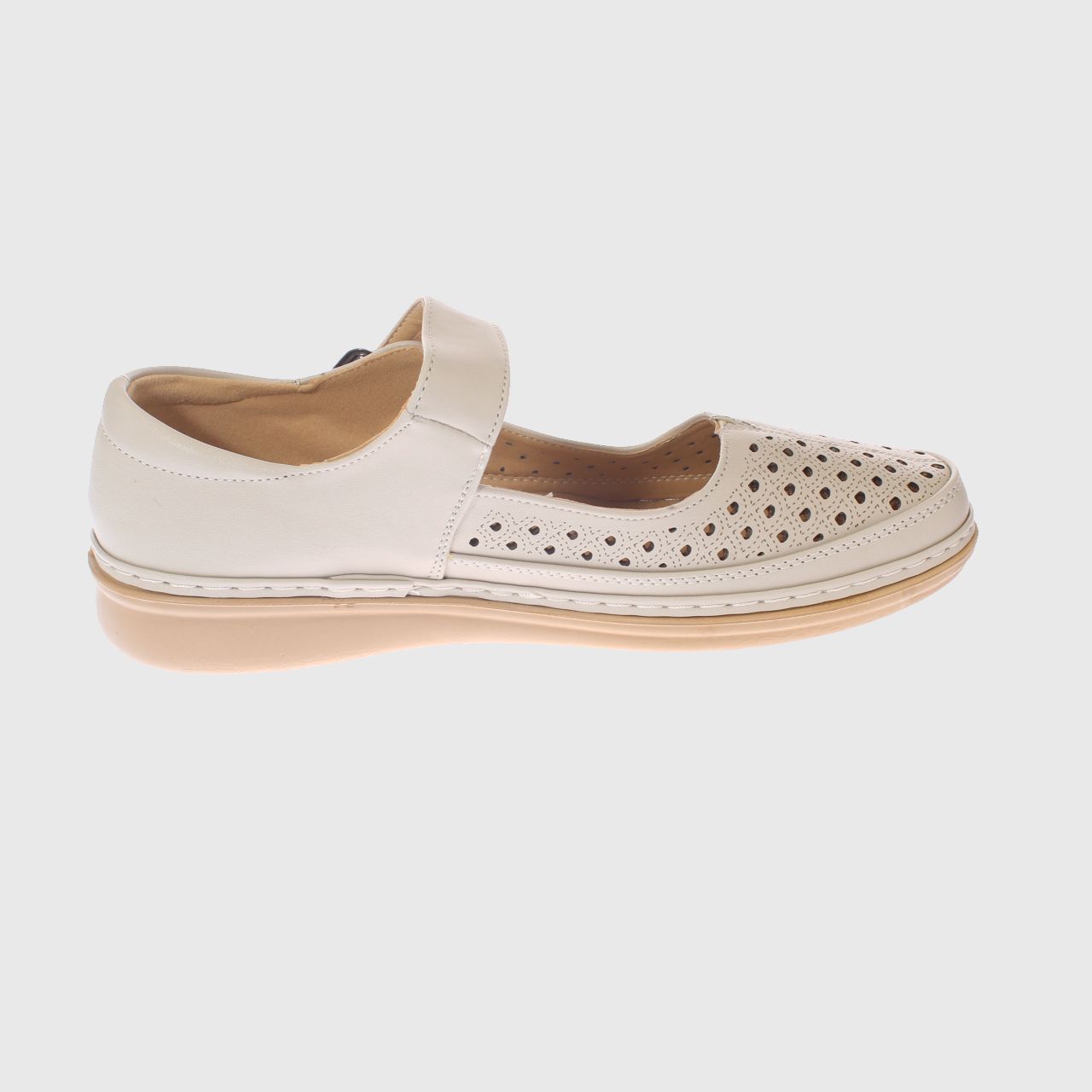 SANDALIA CONFORT NEGRO MODELO ITALIANO ART. 5ASK76801BEIGE - 4