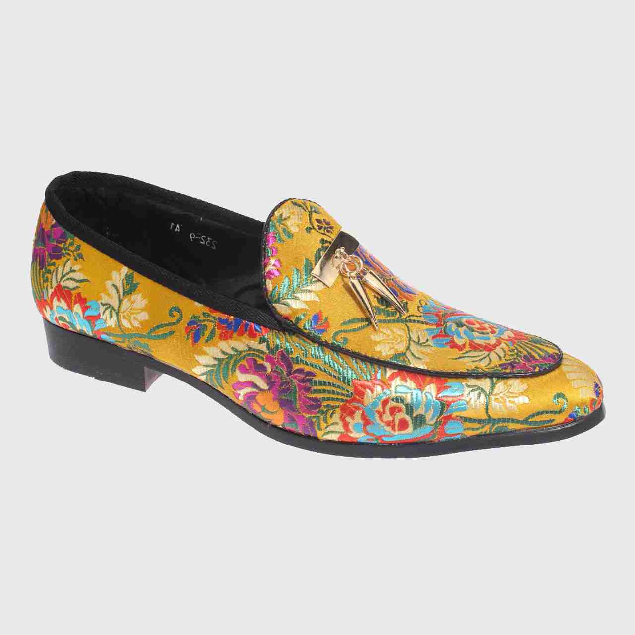 MOCASINES HOMBRE VIA FRANCA TEXTIL AMARILLO ART. 82329 - 1