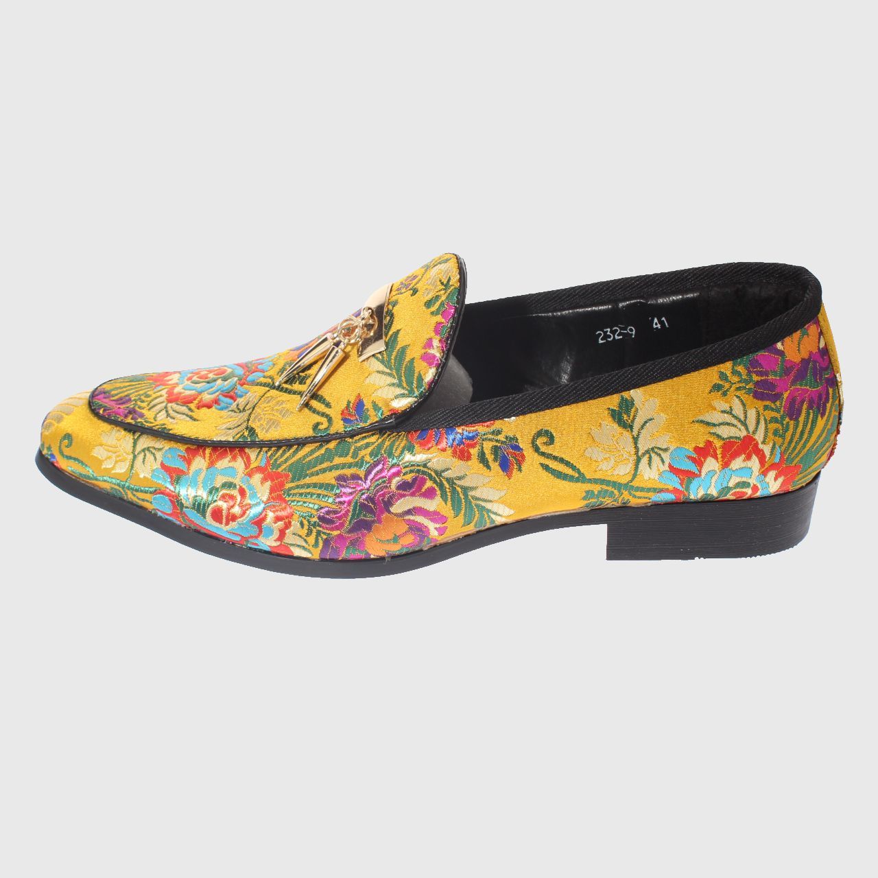 MOCASINES HOMBRE VIA FRANCA TEXTIL AMARILLO ART. 82329 - 2