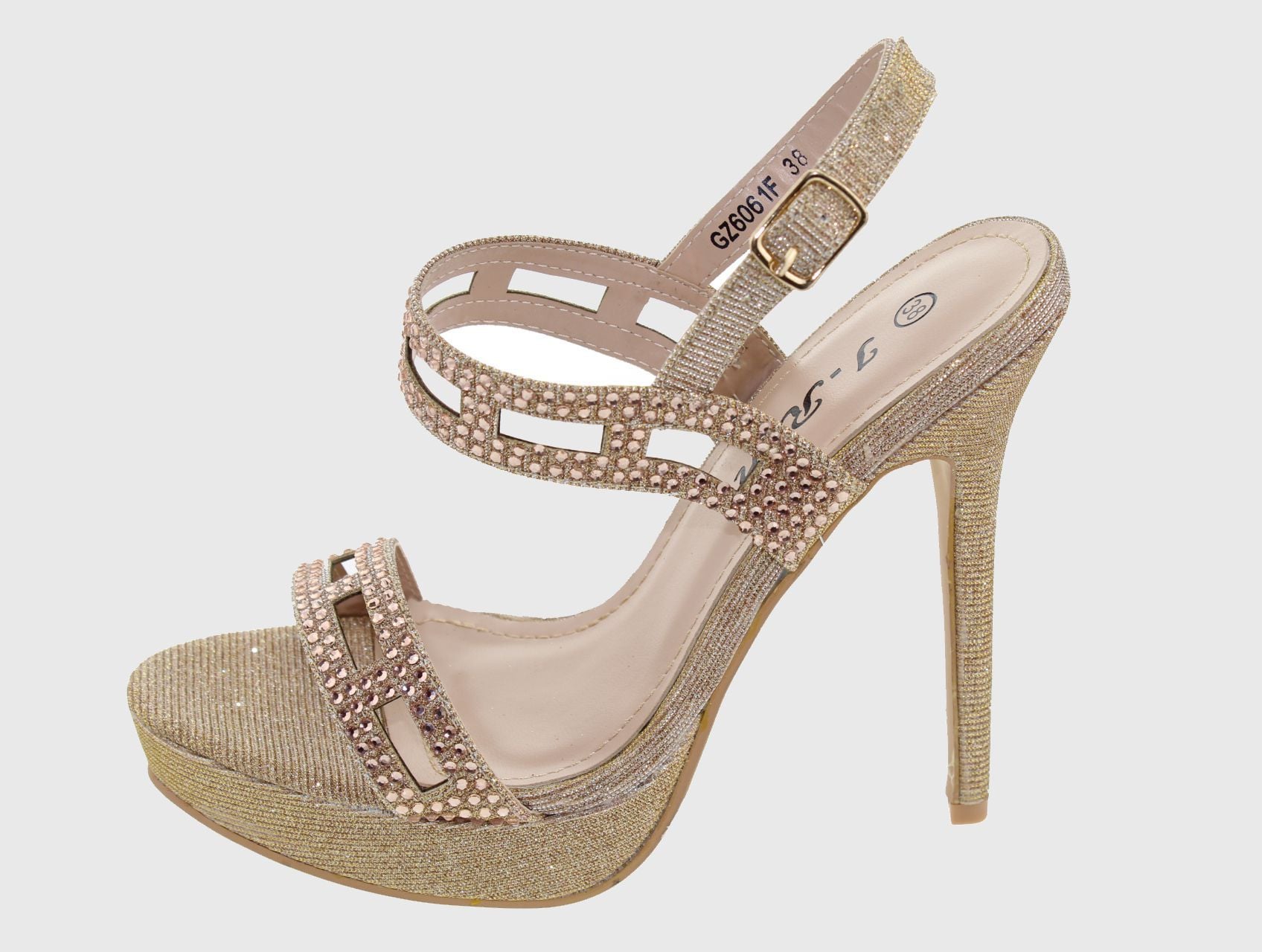 SANDALIAS MUJER VIA FRANCA FIESTA CHAMPAGNE I-RUN ART. 5GZ6061CHAMPAGNE - 2