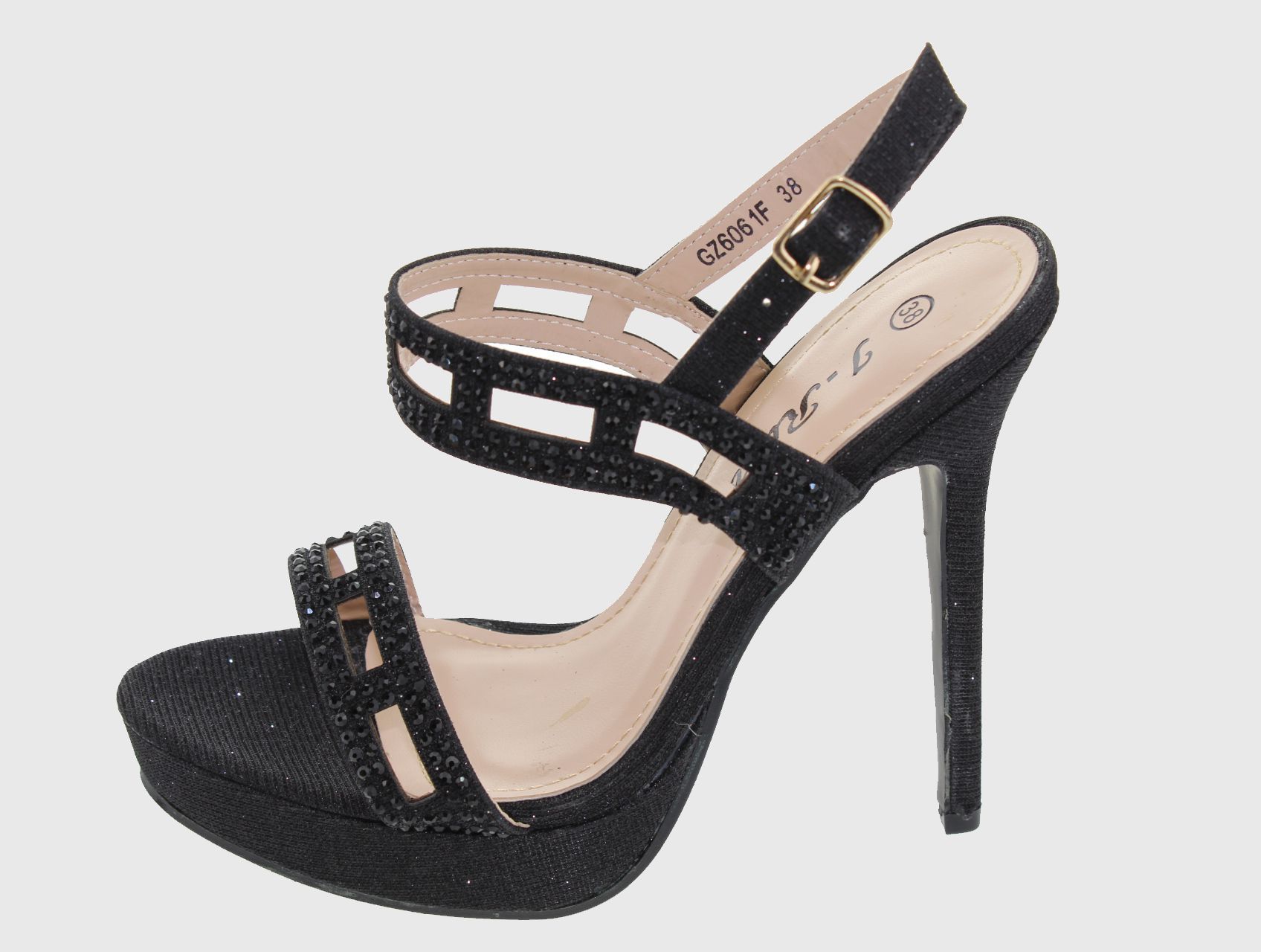 SANDALIAS MUJER VIA FRANCA FIESTA I-RUN ART. 5GZ6061 NEGRO - 2