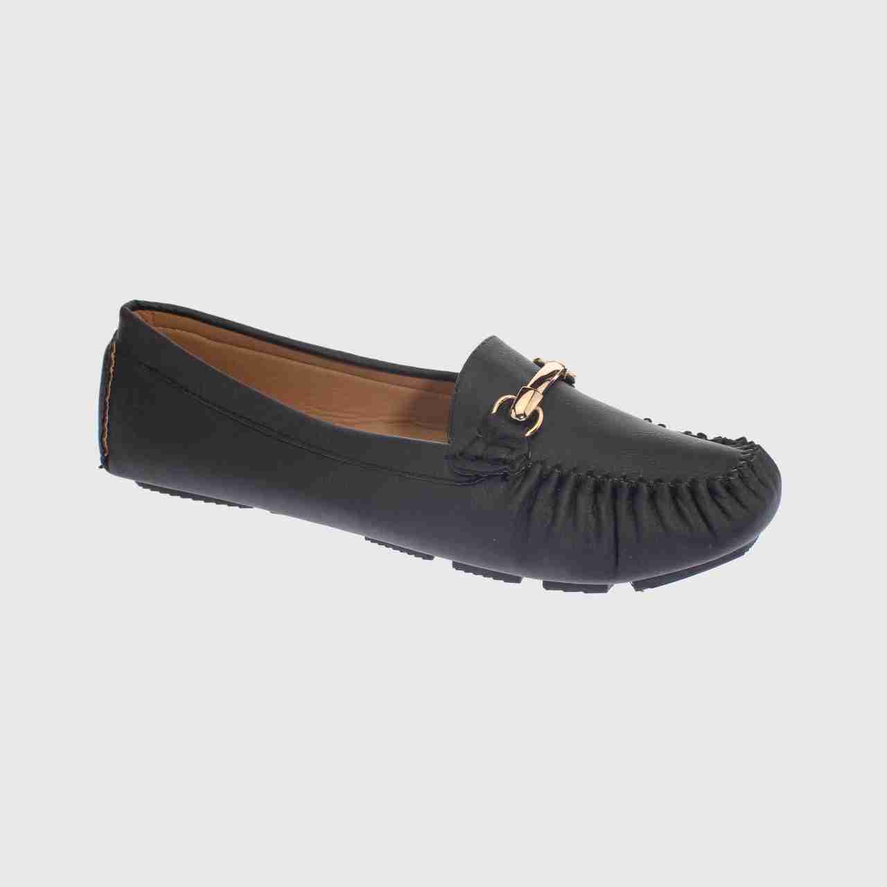 MOCASINES MUJER VIA FRANCA NEGRO CONFORT BBO ART. 5PM1165 - 1