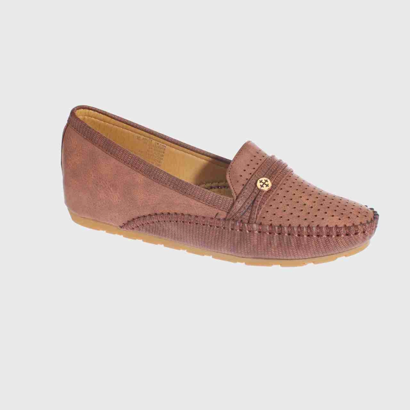 MOCASINES MUJER VIA FRANCA MARRÓN CONFORT CAFÉ BBO ART. 5TS1809 - 1