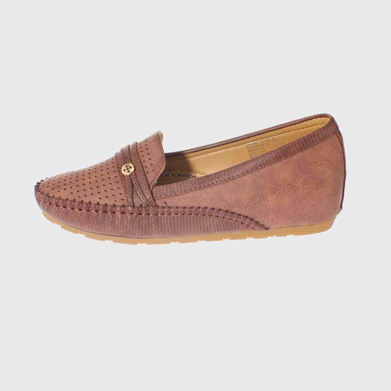 MOCASINES MUJER VIA FRANCA MARRÓN CONFORT CAFÉ BBO ART. 5TS1809 - 2