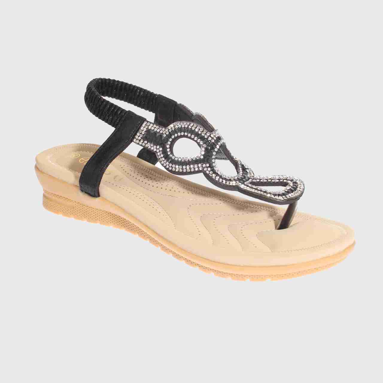 SANDALIA CONFORT NEGRO BBO ART. 51008B30035BLACK - 1