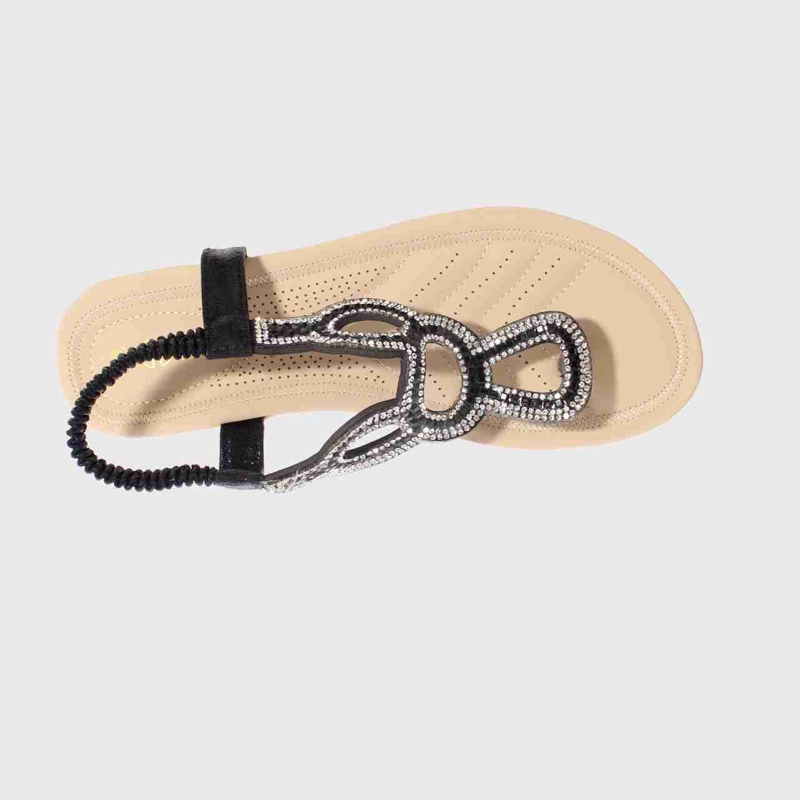 SANDALIAS MUJER VÍA FRANCA NEGRO CONFORT BBO ART. 51008B30035BLACK - 5
