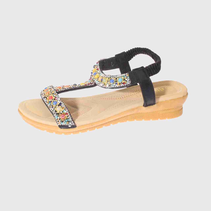 SANDALIAS MUJER VÍA FRANCA NEGRO CONFORT BBO ART. 51008B30034BLACK - 2