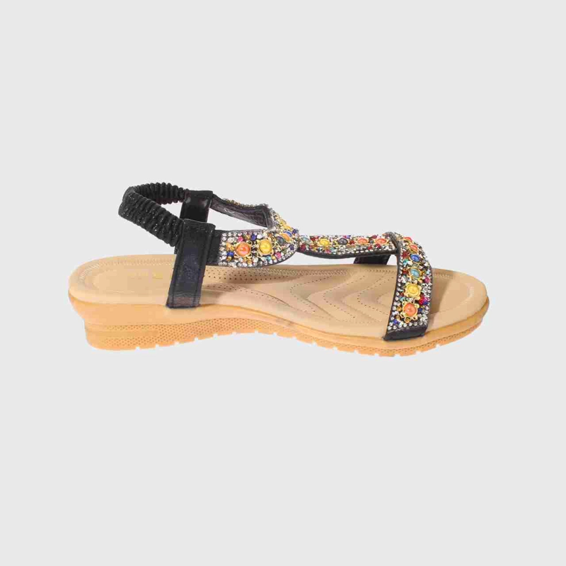 SANDALIAS MUJER VÍA FRANCA NEGRO CONFORT BBO ART. 51008B30034BLACK - 4