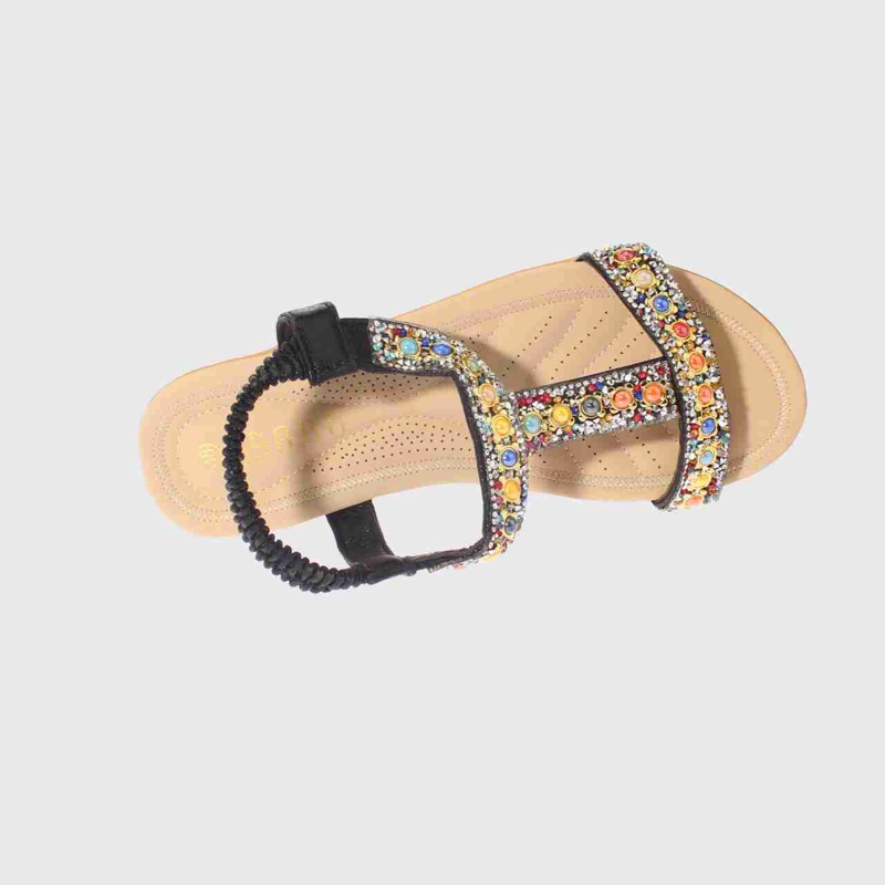 SANDALIAS MUJER VÍA FRANCA NEGRO CONFORT BBO ART. 51008B30034BLACK - 5