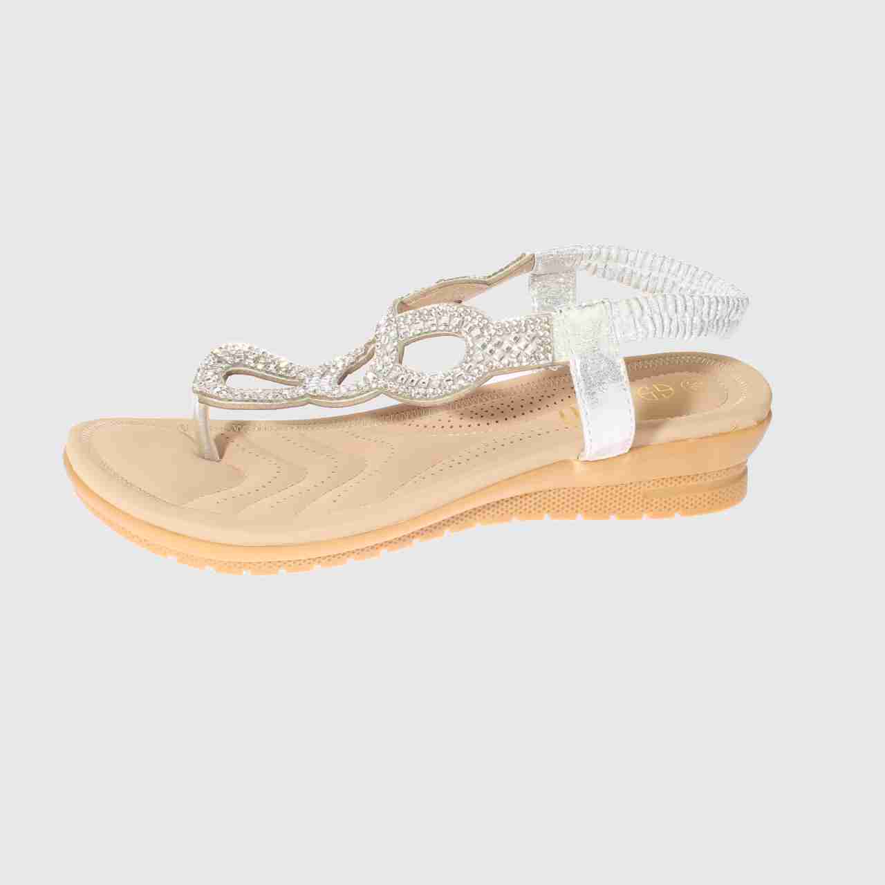 SANDALIAS MUJER VÍA FRANCA PLATA CONFORT BBO ART. 51008B30035SILVER - 2
