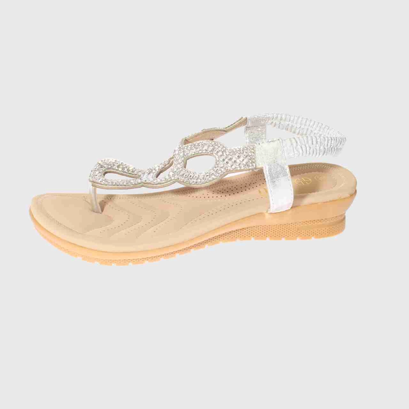SANDALIAS MUJER VÍA FRANCA PLATA CONFORT BBO ART. 51008B30035SILVER - 2