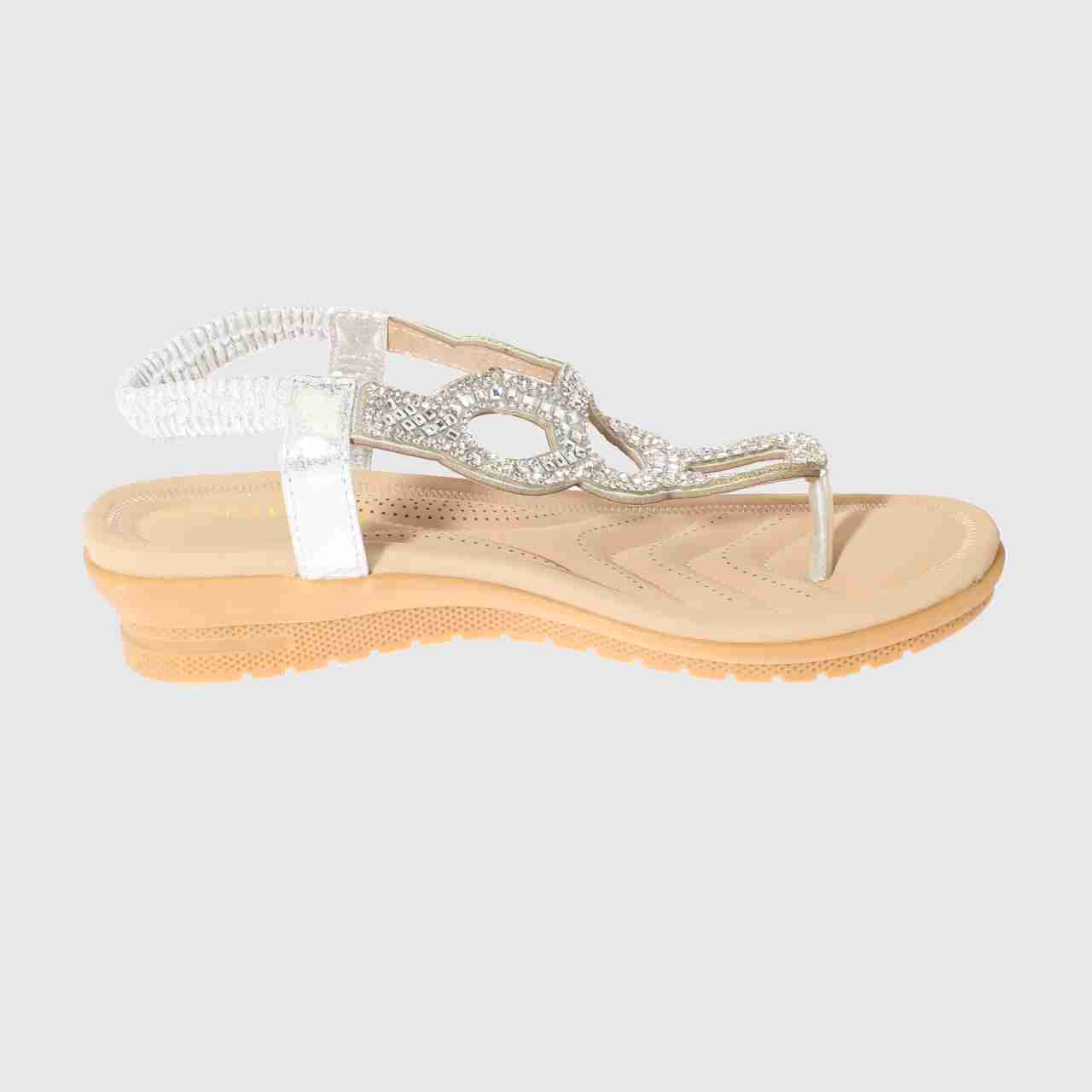 SANDALIAS MUJER VÍA FRANCA PLATA CONFORT BBO ART. 51008B30035SILVER - 4