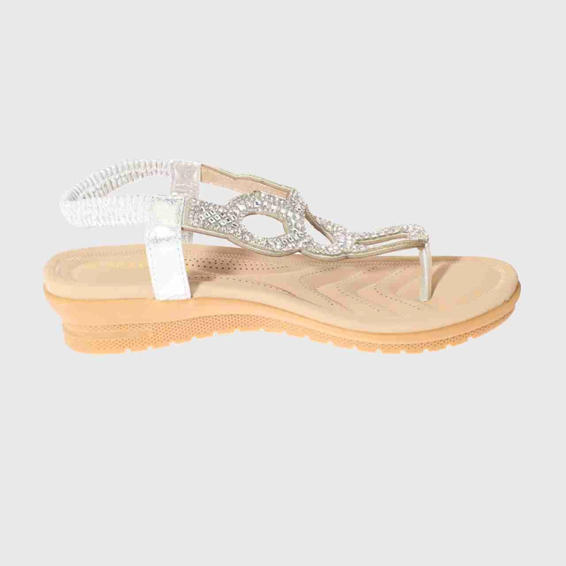 SANDALIAS MUJER VÍA FRANCA PLATA CONFORT BBO ART. 51008B30035SILVER - 4