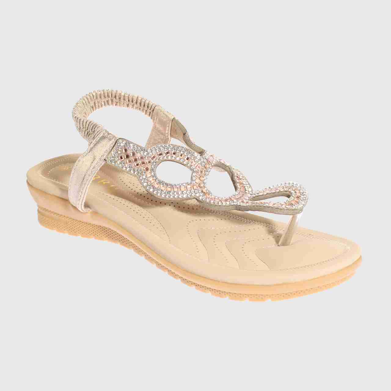 SANDALIAS MUJER VÍA FRANCA DORADO CONFORT BBO ART. 51008B30035GOLD - 1