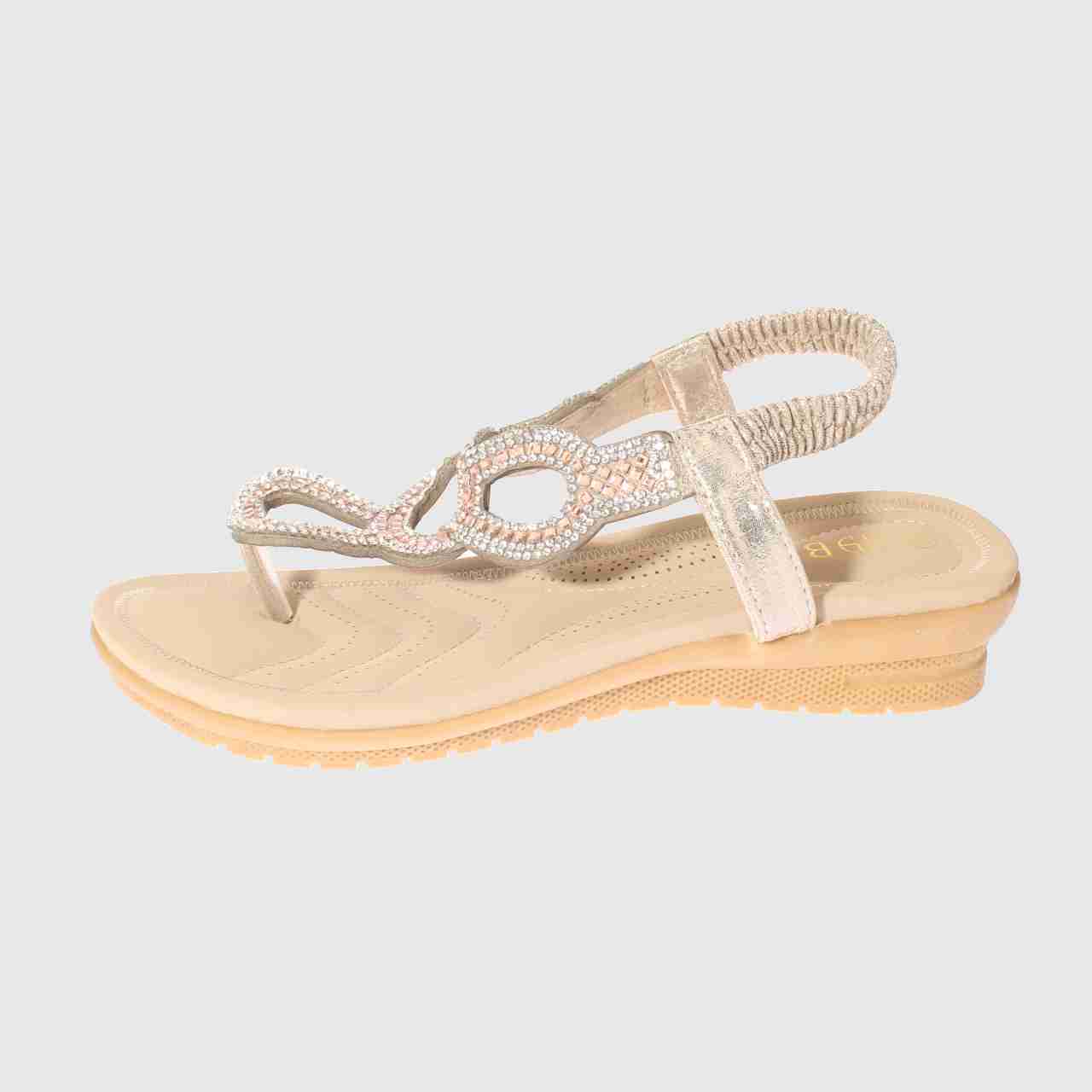 SANDALIAS MUJER VÍA FRANCA DORADO CONFORT BBO ART. 51008B30035GOLD - 2