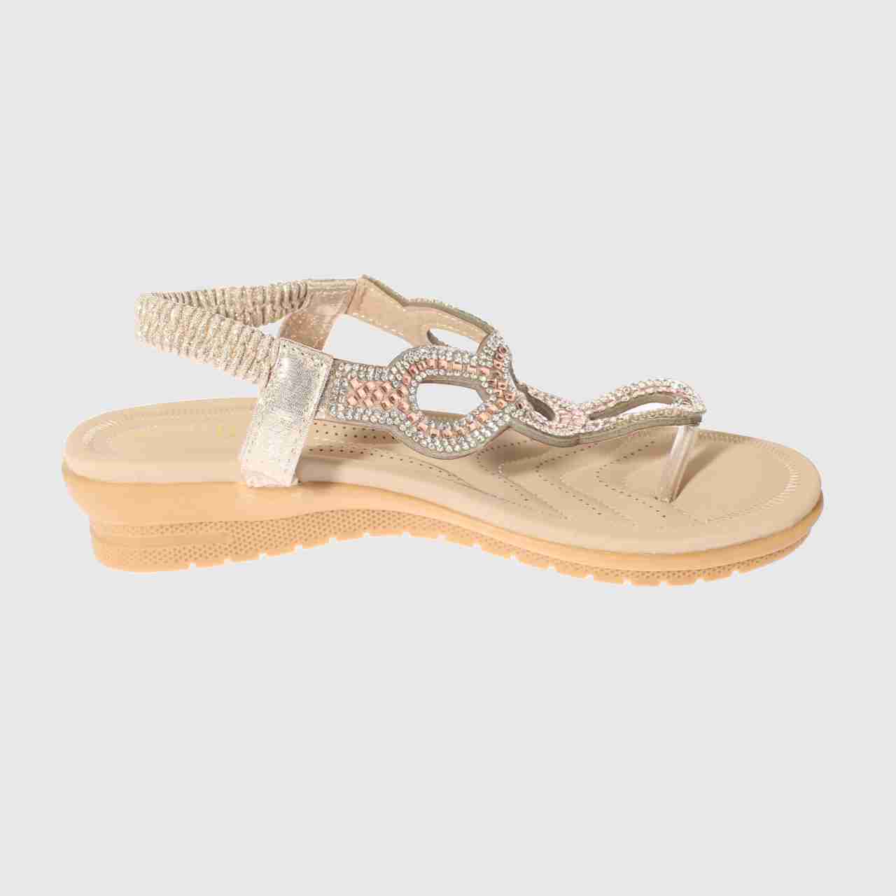 SANDALIAS MUJER VÍA FRANCA DORADO CONFORT BBO ART. 51008B30035GOLD - 4