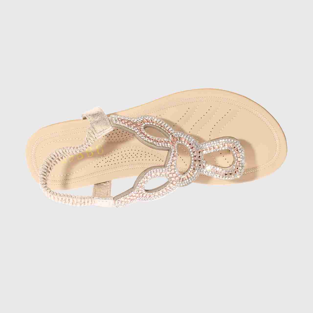 SANDALIAS MUJER VÍA FRANCA DORADO CONFORT BBO ART. 51008B30035GOLD - 5