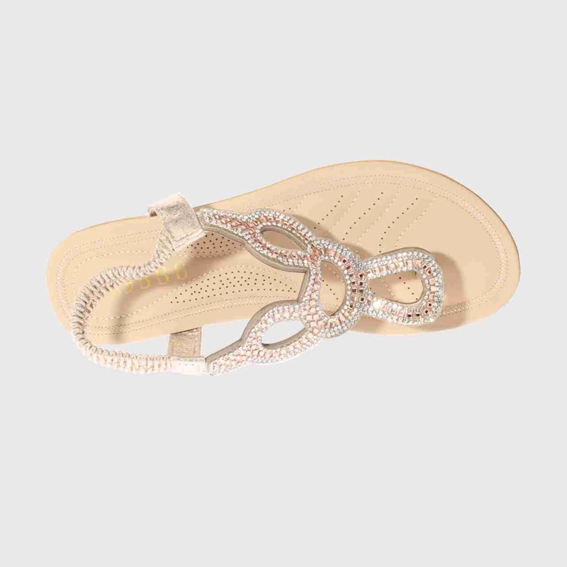 SANDALIAS MUJER VÍA FRANCA DORADO CONFORT BBO ART. 51008B30035GOLD - 5