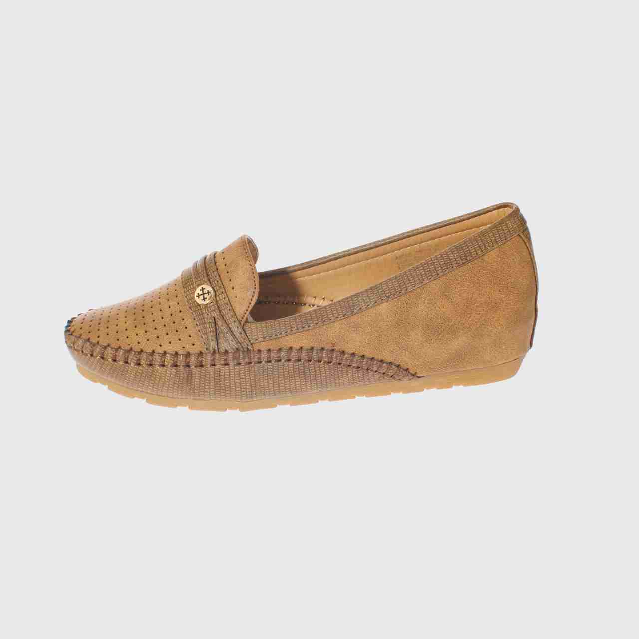 MOCASINES MUJER VIA FRANCA CAMEL CONFORT BBO ART. 5TS1809LO - 2