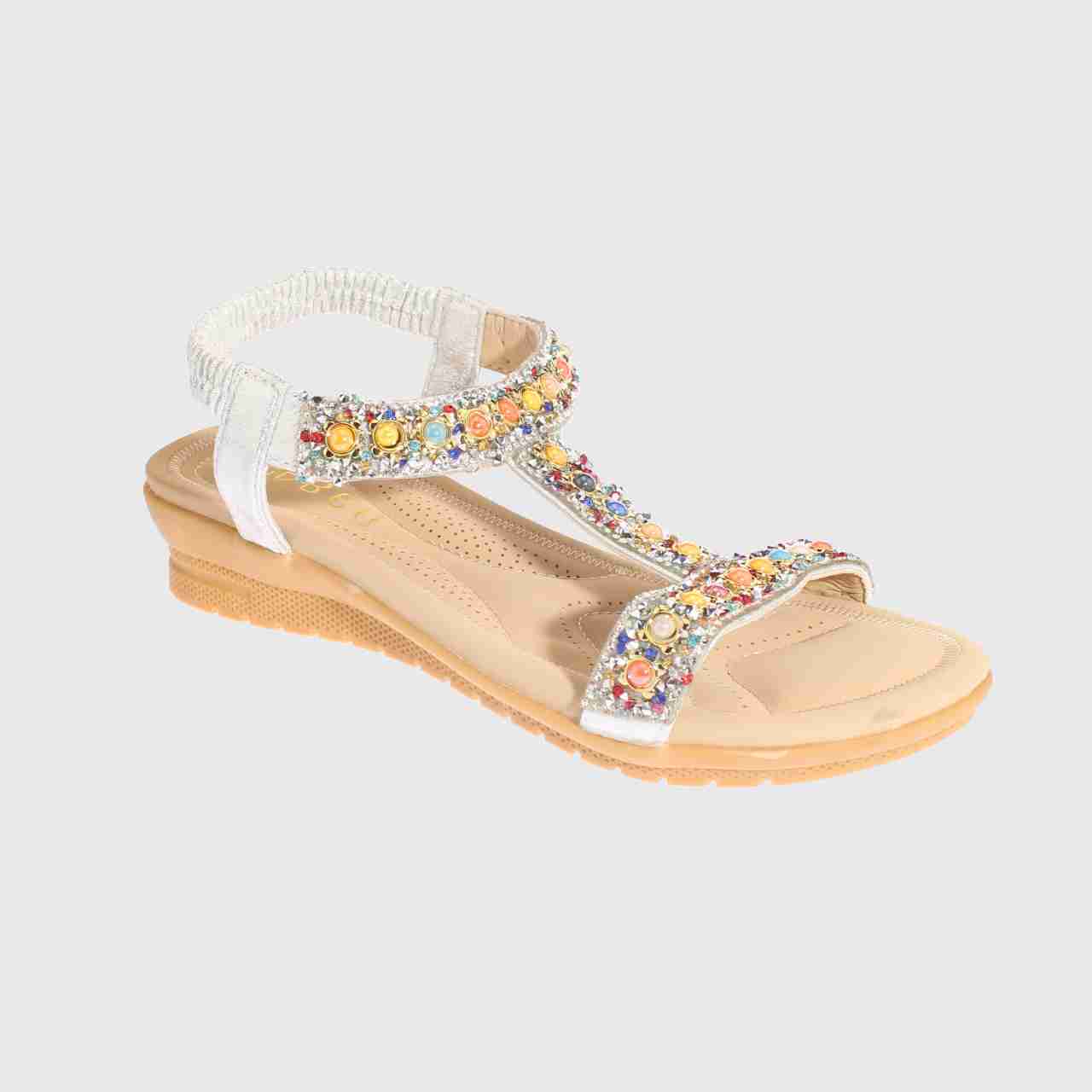 SANDALIAS MUJER VÍA FRANCA PLATA CONFORT BBO ART. 51008B30034SILVER - 1