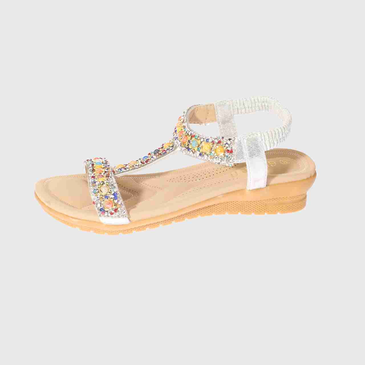 SANDALIAS MUJER VÍA FRANCA PLATA CONFORT BBO ART. 51008B30034SILVER - 2