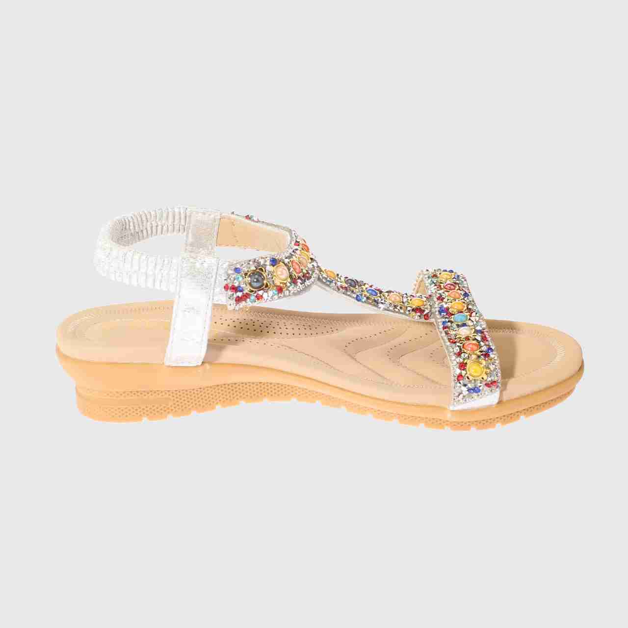 SANDALIAS MUJER VÍA FRANCA PLATA CONFORT BBO ART. 51008B30034SILVER - 4