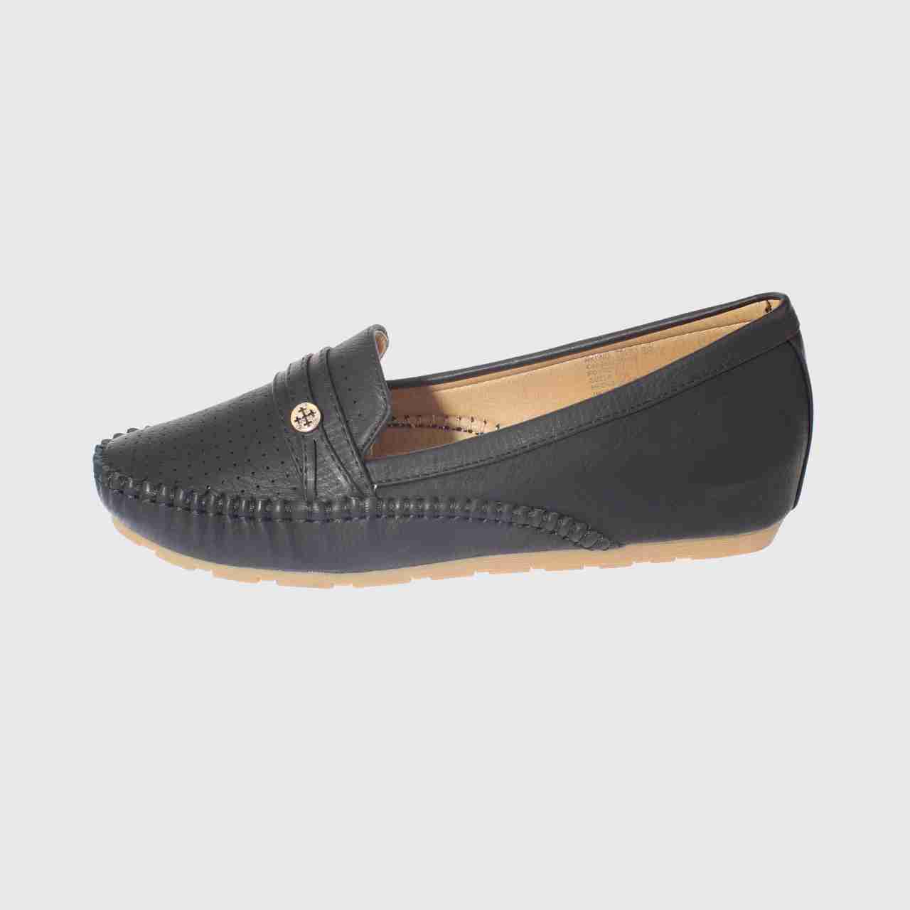 MOCASINES MUJER VIA FRANCA NEGRO CONFORT BBO ART. 5TS1809 - 2