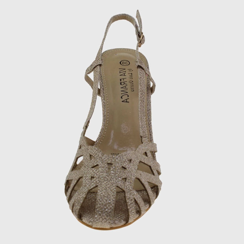 SANDALIAS MUJER VIA FRANCA FIESTA ART. 5G8235DORAD1 DORADO - 3