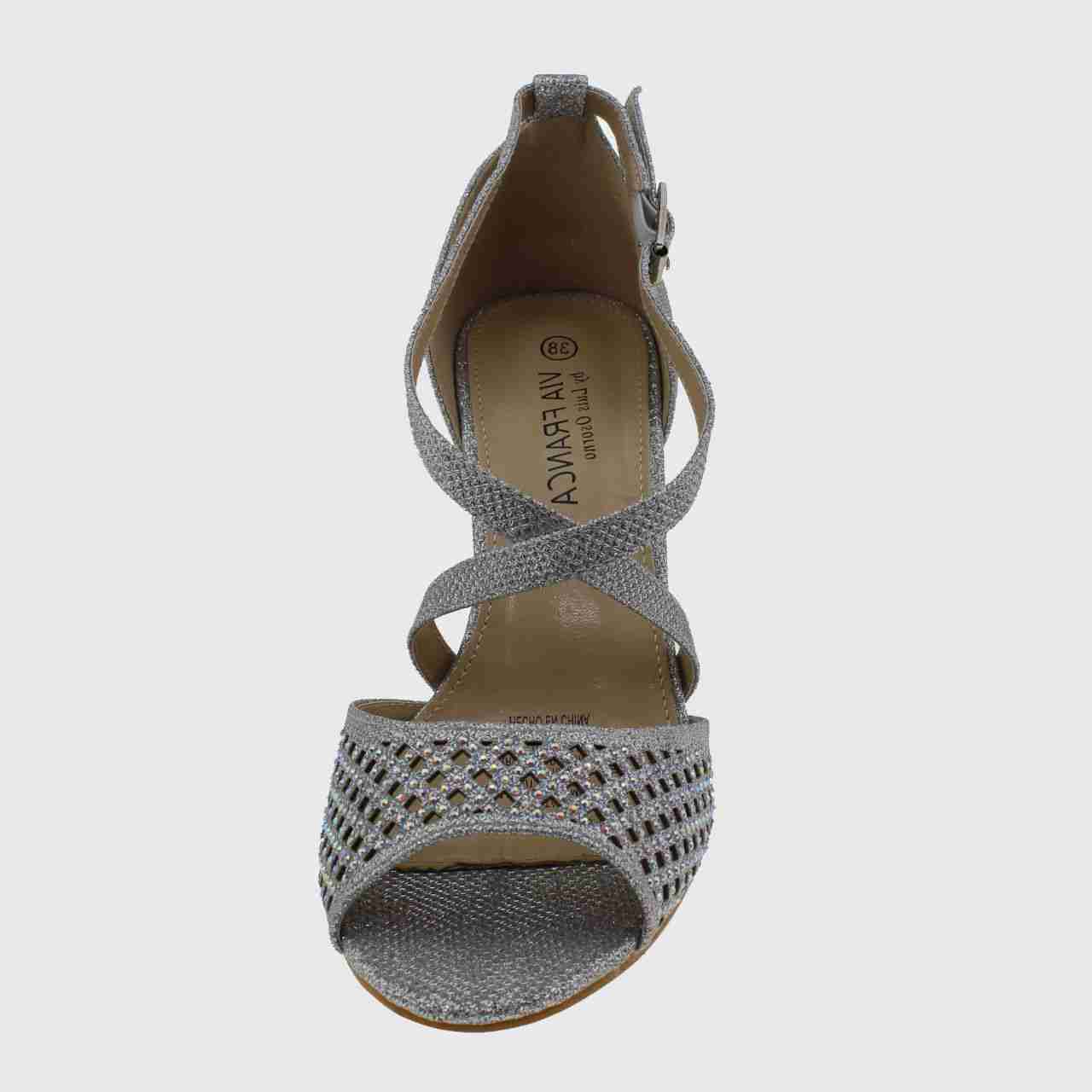 SANDALIAS MUJER VIA FRANCA FIESTA PLATA ART. 5G8244PLATA1 - 3