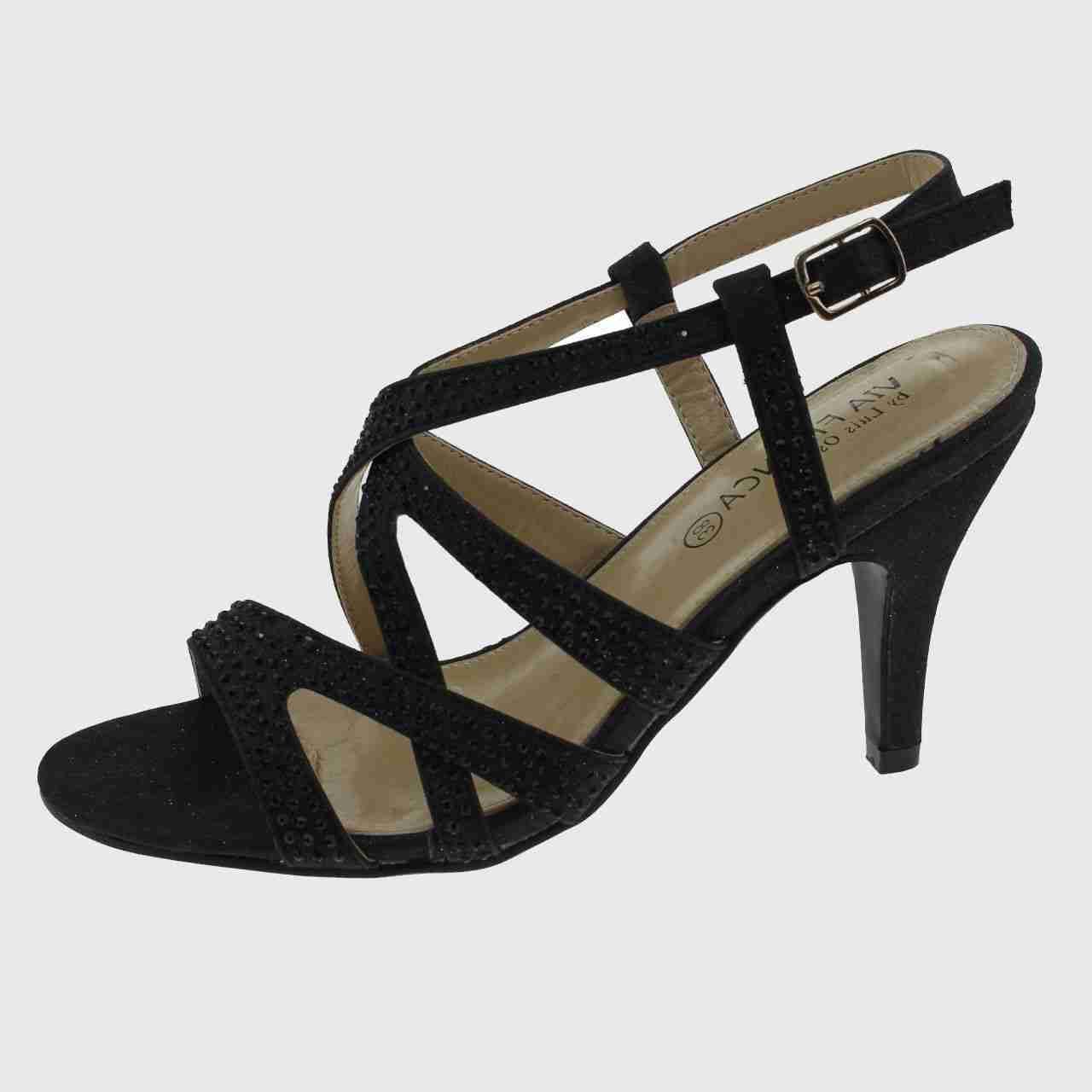 SANDALIAS MUJER VIA FRANCA FIESTA ART. 5G82381 NEGRO - 2