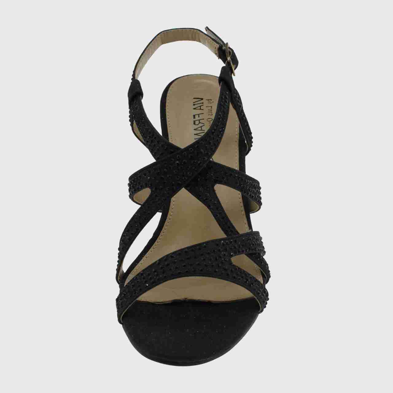 SANDALIAS MUJER VIA FRANCA FIESTA ART. 5G82381 NEGRO - 3