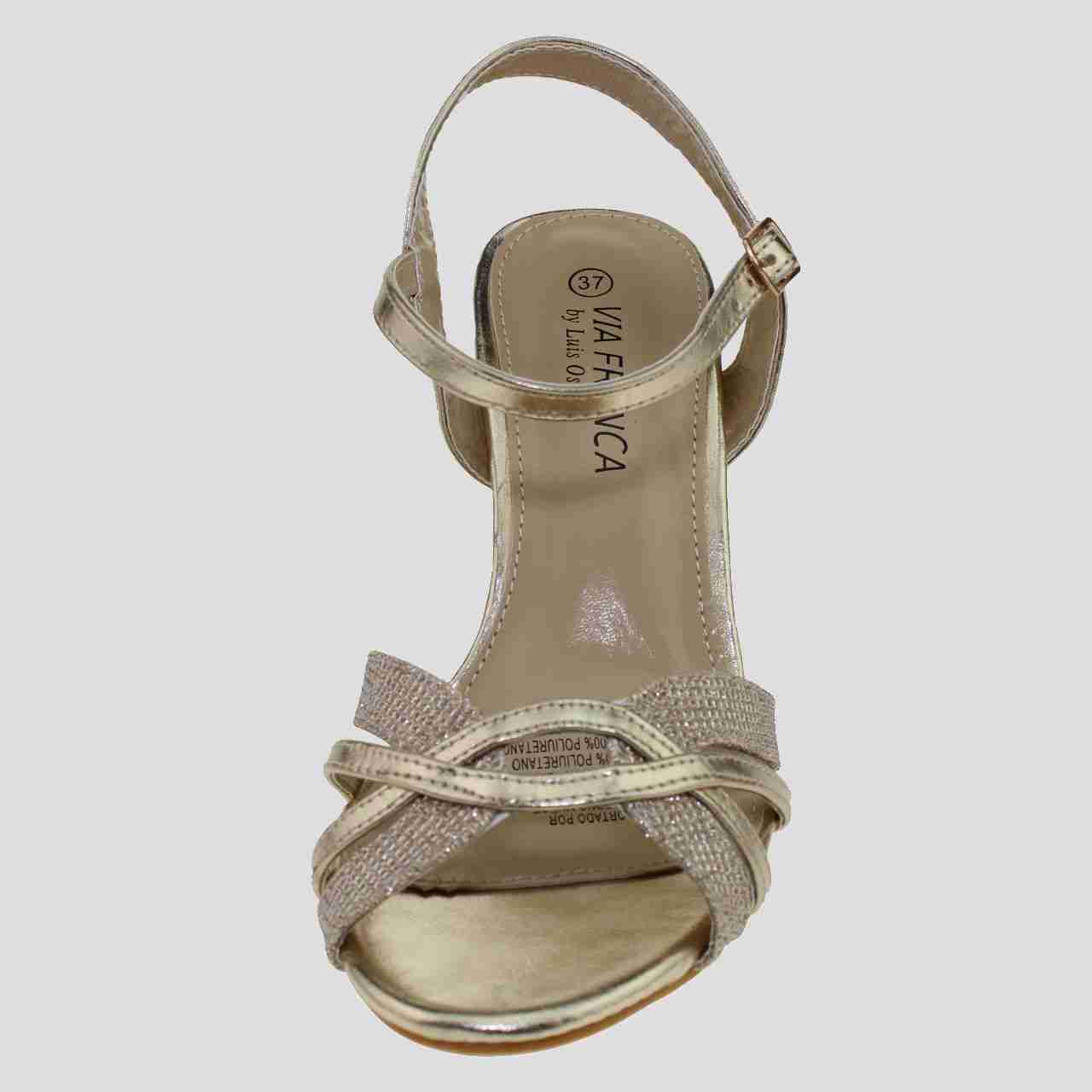 SANDALIAS MUJER VIA FRANCA FIESTA ART. 5G8242DORAD1 DORADO - 3
