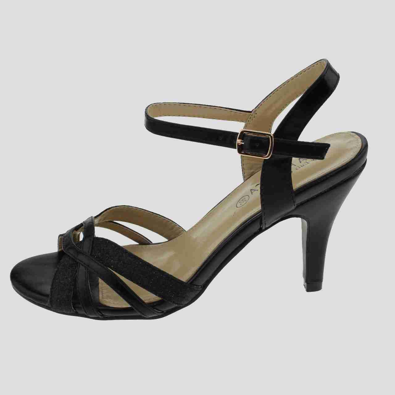 SANDALIAS MUJER VIA FRANCA FIESTA ART. 5G82421 NEGRO - 2