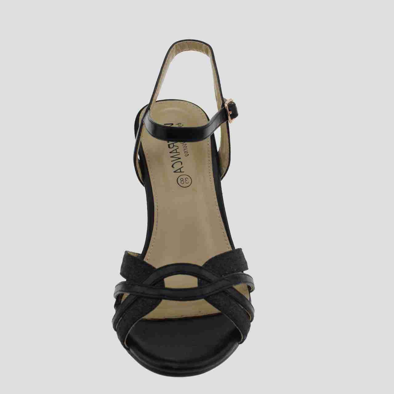 SANDALIAS MUJER VIA FRANCA FIESTA ART. 5G82421 NEGRO - 3