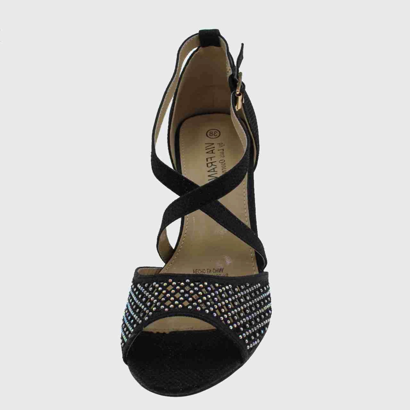 SANDALIAS MUJER VIA FRANCA FIESTA ART. 5G82441 NEGRO - 3