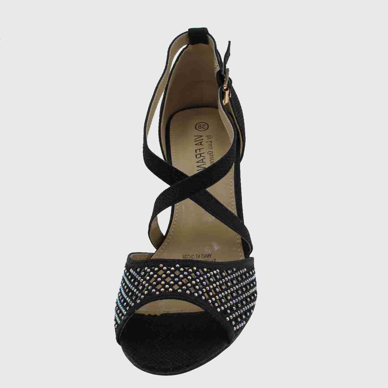 SANDALIAS MUJER VIA FRANCA FIESTA ART. 5G82441 NEGRO - 3