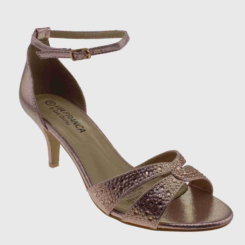 SANDALIAS MUJER VIA FRANCA FIESTA ART. 5G8243ROSA1 ROSADO - 1