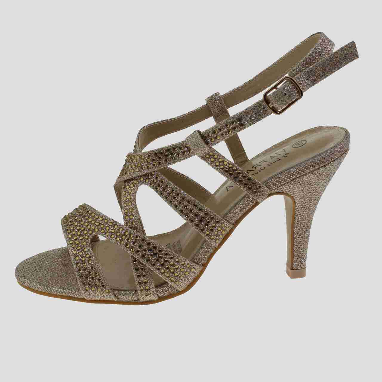 SANDALIAS MUJER VIA FRANCA FIESTA ART. 5G8238DORAD1 DORADO - 2