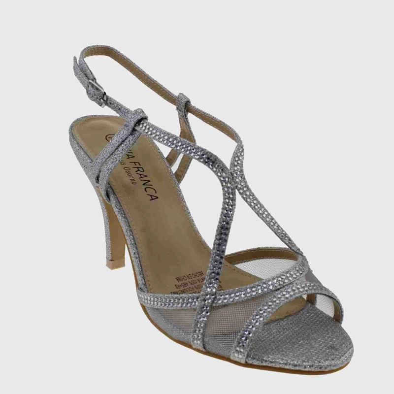 SANDALIAS MUJER VIA FRANCA FIESTA PLATA ART. 5G8246PLATA1 - 1