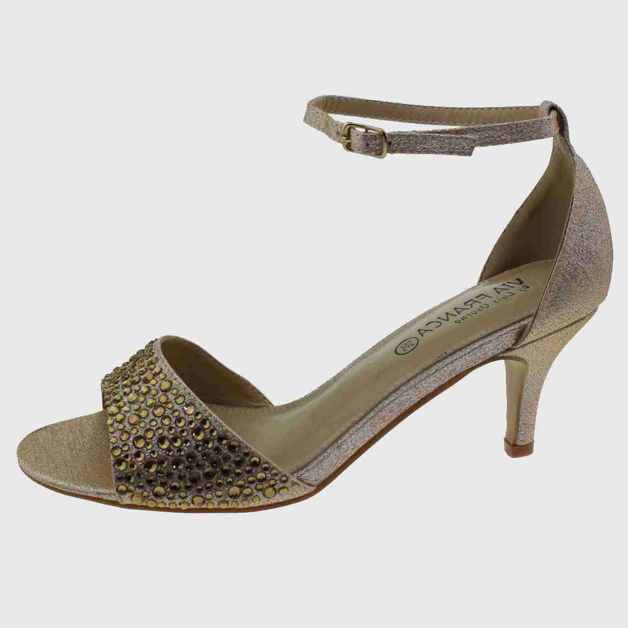 SANDALIAS MUJER VIA FRANCA FIESTA CHAMPAGNE ART. 5G8247CHAMP1 - 2