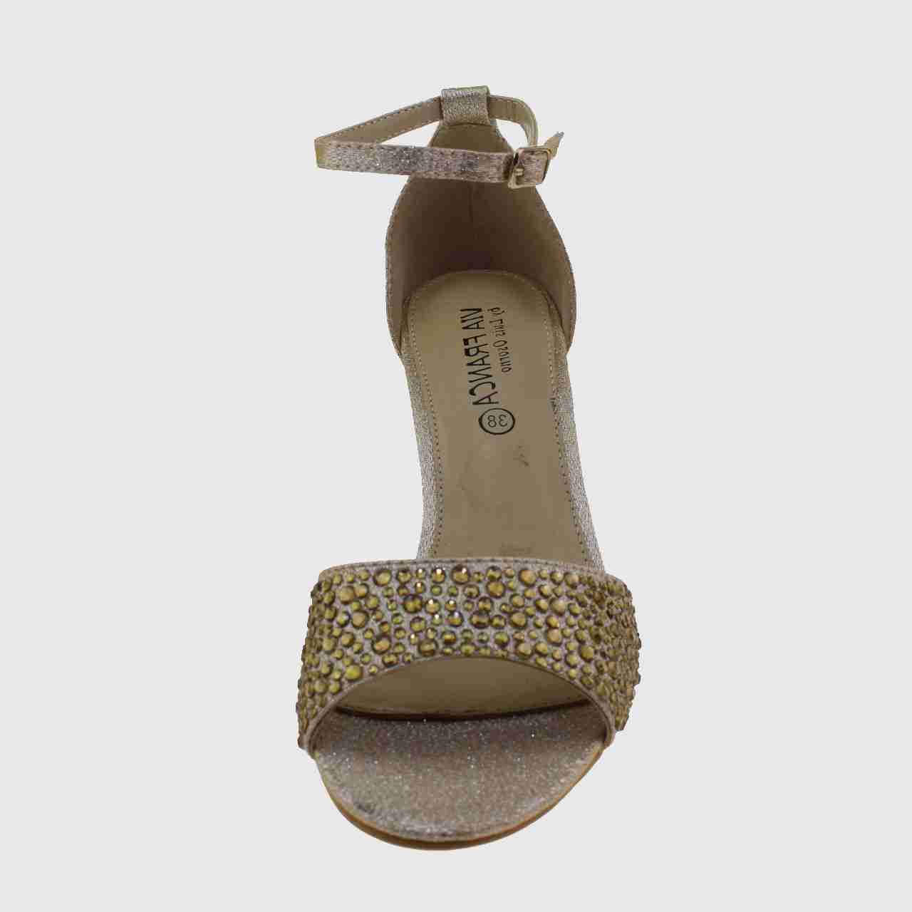 SANDALIAS MUJER VIA FRANCA FIESTA CHAMPAGNE ART. 5G8247CHAMP1 - 3