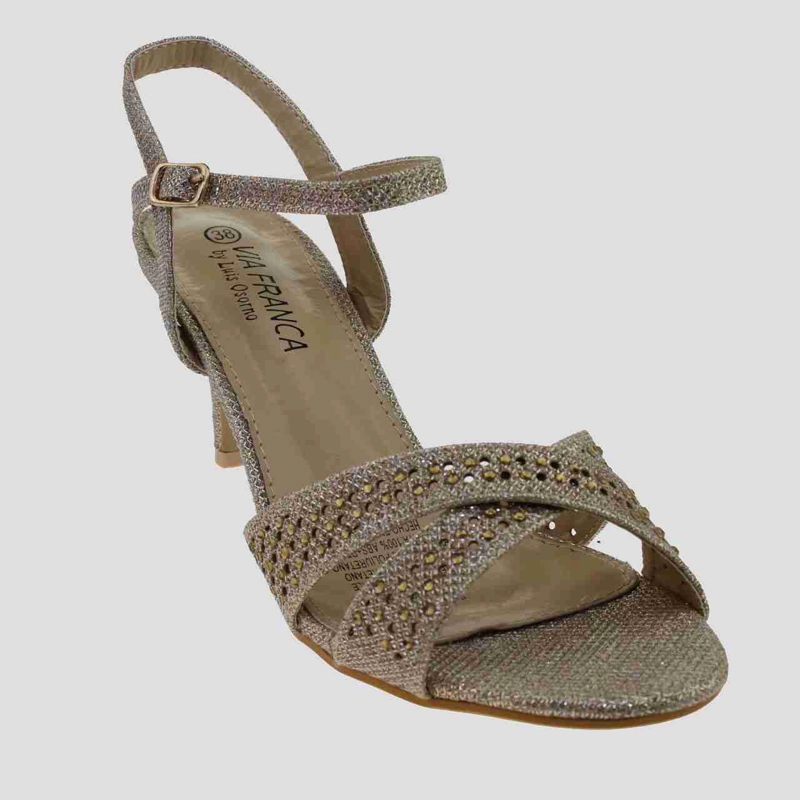 SANDALIAS MUJER VIA FRANCA FIESTA ART. 5G8240DORAD1 DORADO - 1