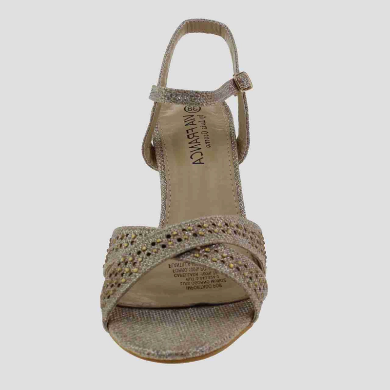 SANDALIAS MUJER VIA FRANCA FIESTA ART. 5G8240DORAD1 DORADO - 3