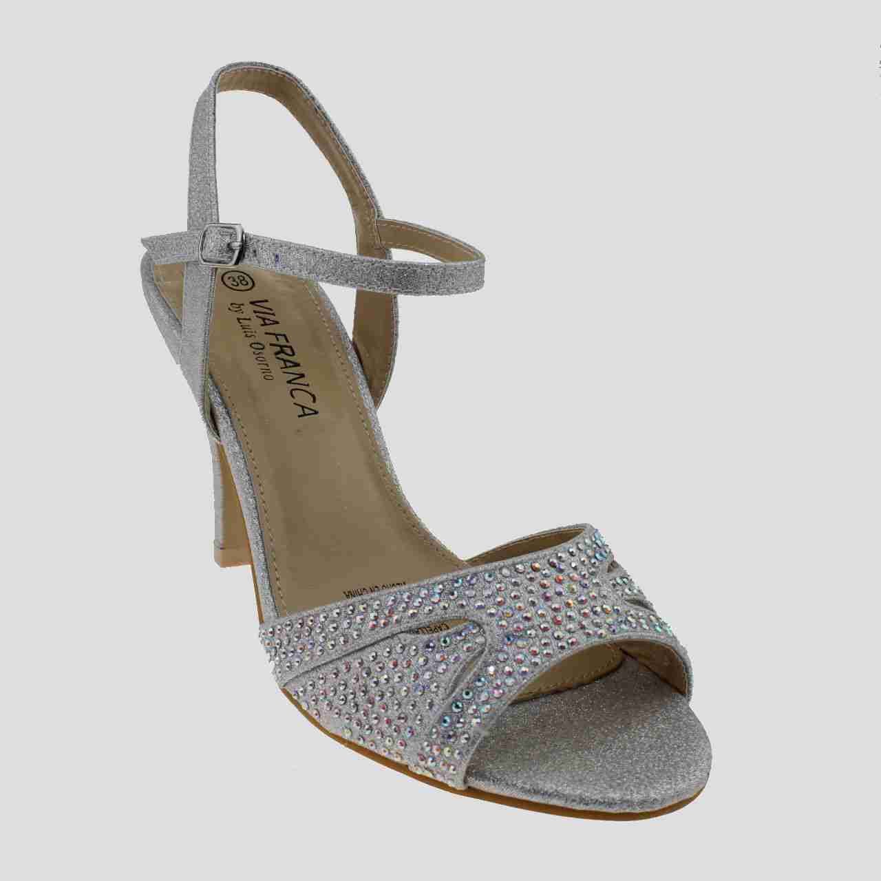 SANDALIA FIESTA PLATA VIA FRANCA ART. 5G8241PLATA1 - 1